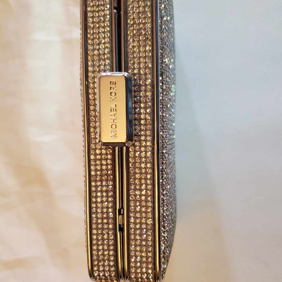 Michael Kors Elsie Crystal Box Clutch